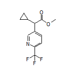 Methyl 2-Cyclopropyl-2-[6-(trifluoromethyl)-3-pyridyl]acetate