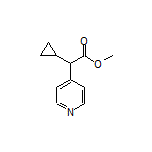 Methyl 2-Cyclopropyl-2-(4-pyridyl)acetate