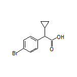 2-(4-Bromophenyl)-2-cyclopropylacetic Acid