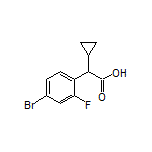 2-(4-Bromo-2-fluorophenyl)-2-cyclopropylacetic Acid