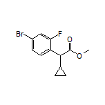 Methyl 2-(4-Bromo-2-fluorophenyl)-2-cyclopropylacetate