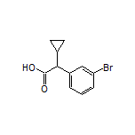 2-(3-Bromophenyl)-2-cyclopropylacetic Acid