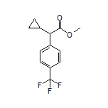 Methyl 2-Cyclopropyl-2-[4-(trifluoromethyl)phenyl]acetate