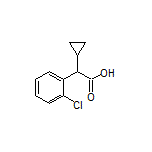 2-(2-Chlorophenyl)-2-cyclopropylacetic Acid