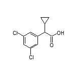 2-Cyclopropyl-2-(3,5-dichlorophenyl)acetic Acid