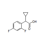 2-Cyclopropyl-2-(2,4-difluorophenyl)acetic Acid