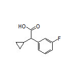 2-Cyclopropyl-2-(3-fluorophenyl)acetic Acid