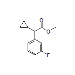 Methyl 2-Cyclopropyl-2-(3-fluorophenyl)acetate