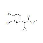 Methyl 2-(3-Bromo-4-fluorophenyl)-2-cyclopropylacetate