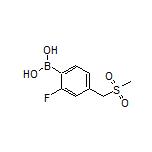 2-Fluoro-4-[(methylsulfonyl)methyl]phenylboronic Acid