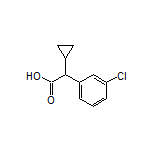 2-(3-Chlorophenyl)-2-cyclopropylacetic Acid