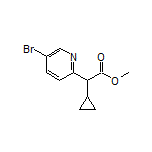 Methyl 2-(5-Bromopyridin-2-yl)-2-cyclopropylacetate