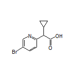 2-(5-Bromopyridin-2-yl)-2-cyclopropylacetic Acid