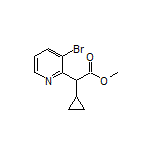 Methyl 2-(3-Bromopyridin-2-yl)-2-cyclopropylacetate