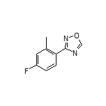 3-(4-Fluoro-2-methylphenyl)-1,2,4-oxadiazole