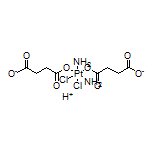 (diamine)bis(3-carboxypropanoato)(dichlorido)platinum(IV)