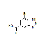 7-Bromo-1H-benzo[d][1,2,3]triazole-5-carboxylic Acid