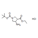 Ethyl 4-Amino-1-Boc-pyrrolidine-3-carboxylate Hydrochloride