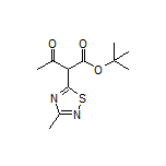 tert-Butyl 2-(3-Methyl-1,2,4-thiadiazol-5-yl)-3-oxobutanoate