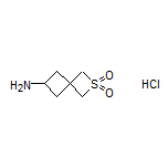 6-Amino-2-thiaspiro[3.3]heptane 2,2-Dioxide Hydrochloride