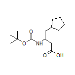 3-(Boc-amino)-4-cyclopentylbutanoic Acid