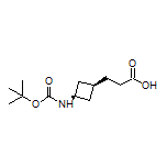 3-[cis-3-(Boc-amino)cyclobutyl]propanoic Acid