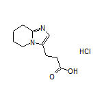 3-(5,6,7,8-Tetrahydroimidazo[1,2-a]pyridin-3-yl)propanoic Acid Hydrochloride