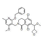 2-[[2-(Benzyloxy)-4-methoxy-6-methylpyridin-3-yl]methyl]-5,8-dichloro-7-[methoxy(oxetan-3-yl)methyl]-3,4-dihydroisoquinolin-1(2H)-one