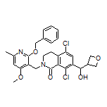 2-[[2-(Benzyloxy)-4-methoxy-6-methylpyridin-3-yl]methyl]-5,8-dichloro-7-[hydroxy(oxetan-3-yl)methyl]-3,4-dihydroisoquinolin-1(2H)-one