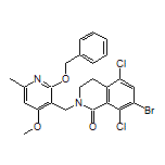 2-[[2-(Benzyloxy)-4-methoxy-6-methylpyridin-3-yl]methyl]-7-bromo-5,8-dichloro-3,4-dihydroisoquinolin-1(2H)-one