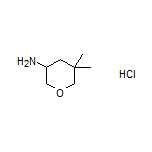 5,5-Dimethyltetrahydro-2H-pyran-3-amine Hydrochloride