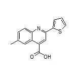 6-Methyl-2-(thiophen-2-yl)quinoline-4-carboxylic Acid