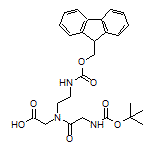 2-[N-[2-(Fmoc-amino)ethyl]-2-(Boc-amino)acetamido]acetic Acid