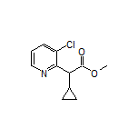 Methyl 2-(3-Chloropyridin-2-yl)-2-cyclopropylacetate