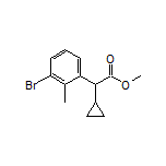 Methyl 2-(3-Bromo-2-methylphenyl)-2-cyclopropylacetate