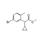 Methyl 2-(5-Bromo-2-methylphenyl)-2-cyclopropylacetate