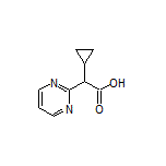 2-Cyclopropyl-2-(pyrimidin-2-yl)acetic Acid