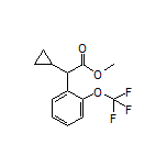 Methyl 2-Cyclopropyl-2-[2-(trifluoromethoxy)phenyl]acetate