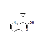 2-Cyclopropyl-2-(3-methylpyridin-2-yl)acetic Acid