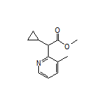 Methyl 2-Cyclopropyl-2-(3-methylpyridin-2-yl)acetate