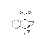 2-Cyclopropyl-2-[2-(trifluoromethyl)phenyl]acetic Acid