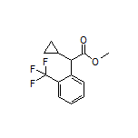 Methyl 2-Cyclopropyl-2-[2-(trifluoromethyl)phenyl]acetate