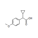 2-Cyclopropyl-2-(4-methoxyphenyl)acetic Acid