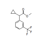 Methyl 2-Cyclopropyl-2-[3-(trifluoromethyl)phenyl]acetate