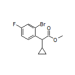 Methyl 2-(2-Bromo-4-fluorophenyl)-2-cyclopropylacetate