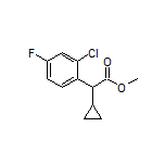 Methyl 2-(2-Chloro-4-fluorophenyl)-2-cyclopropylacetate