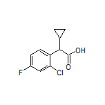 2-(2-Chloro-4-fluorophenyl)-2-cyclopropylacetic Acid