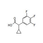 2-Cyclopropyl-2-(3,4,5-trifluorophenyl)acetic Acid