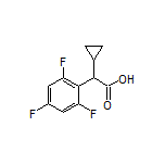 2-Cyclopropyl-2-(2,4,6-trifluorophenyl)acetic Acid