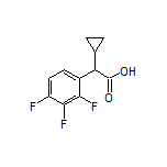 2-Cyclopropyl-2-(2,3,4-trifluorophenyl)acetic Acid